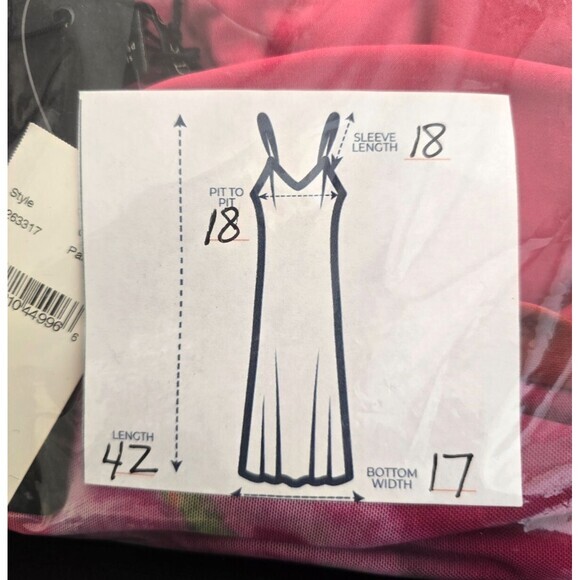 $345 Black‎ Halo Livley Watercolor 3/4 Sleeve Sheath Bodycon Dress Size XL - Picture 2 of 10